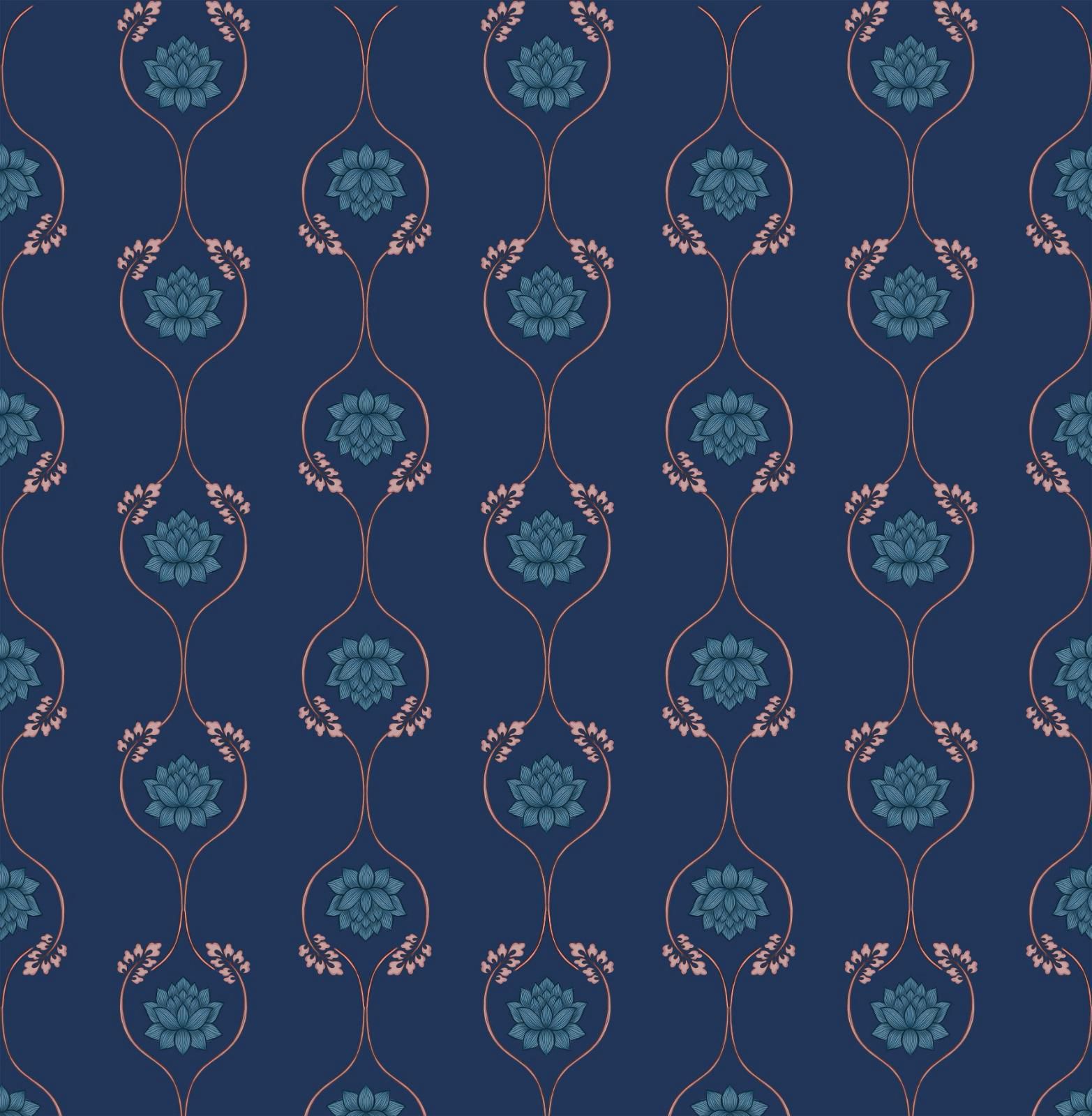 Blue Lotus Print