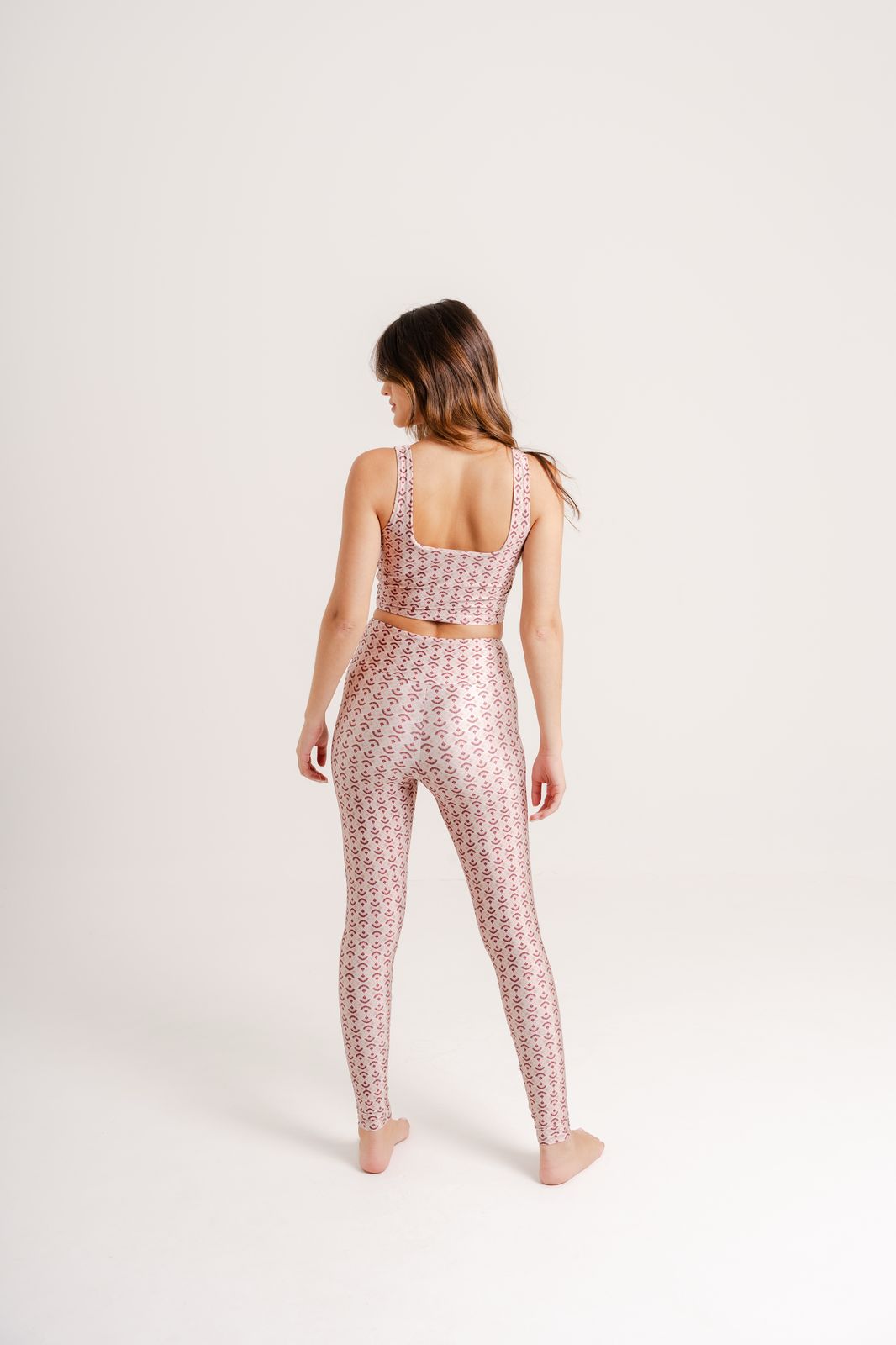 Cropped Top Print Blush