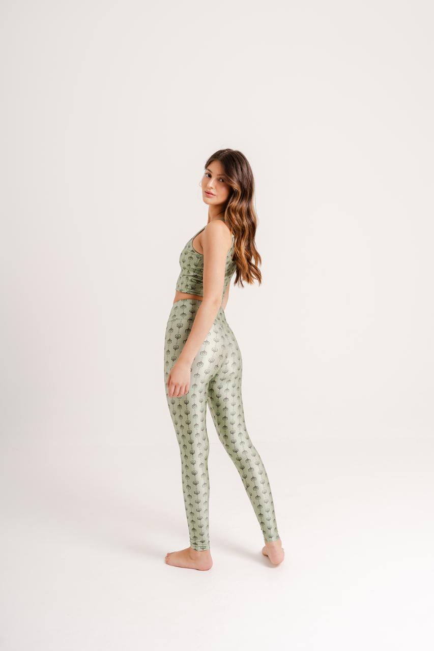 Legging Wildflower Print in Skin