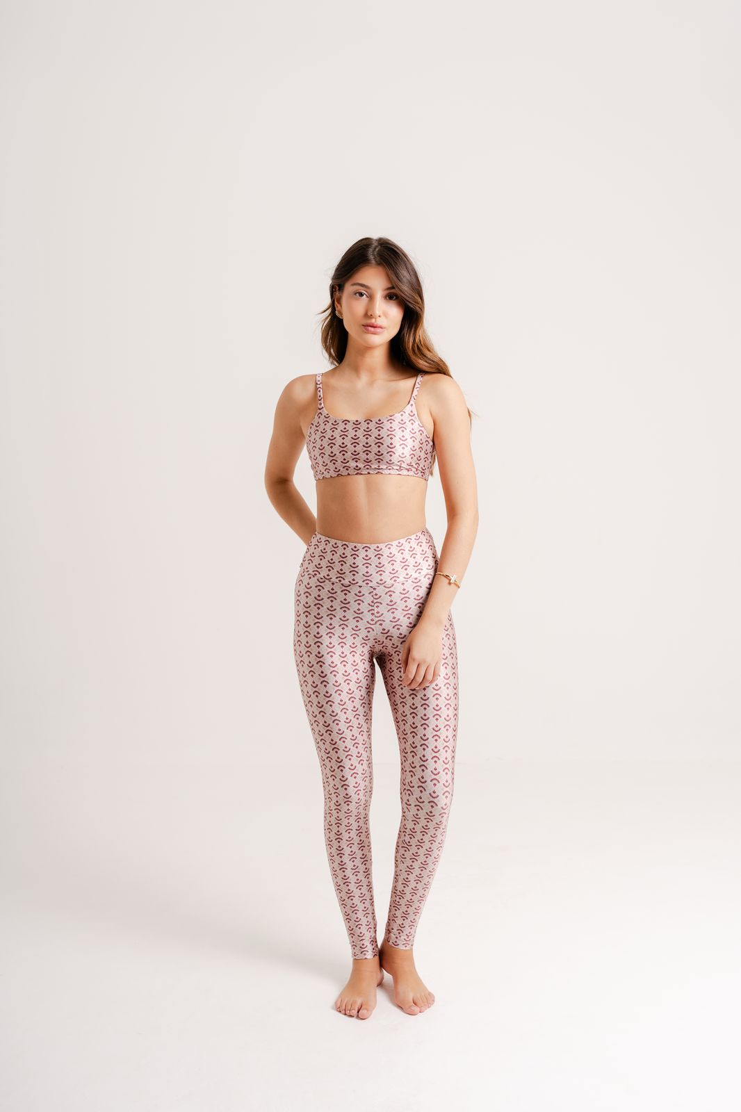 Legging Blush Print in Skin