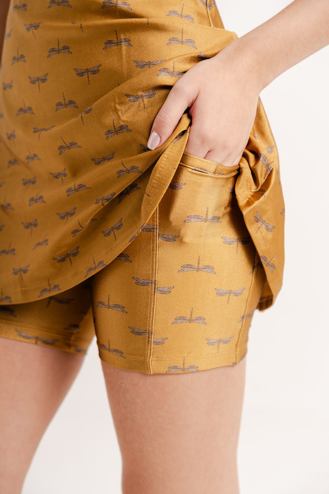 Chery Dress w/ Shorts Dragonfly Print