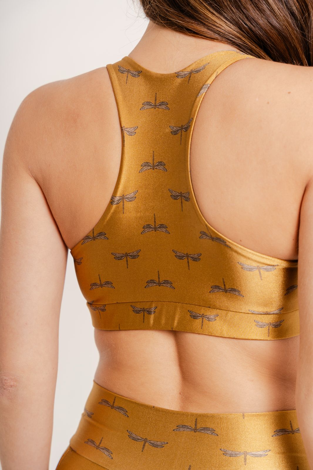 Racerback Top Dragonfly Print