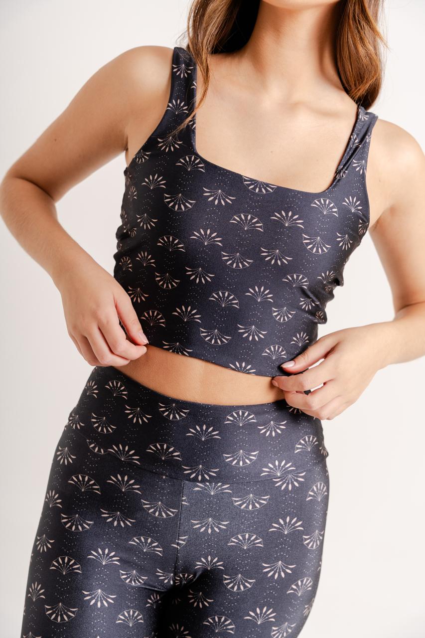 Cropped Top Print Dhalia