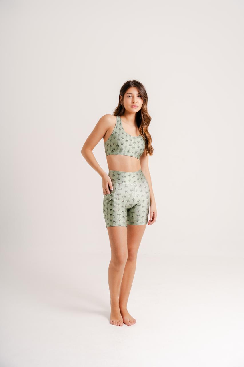 Racerback Top Wildflower Print