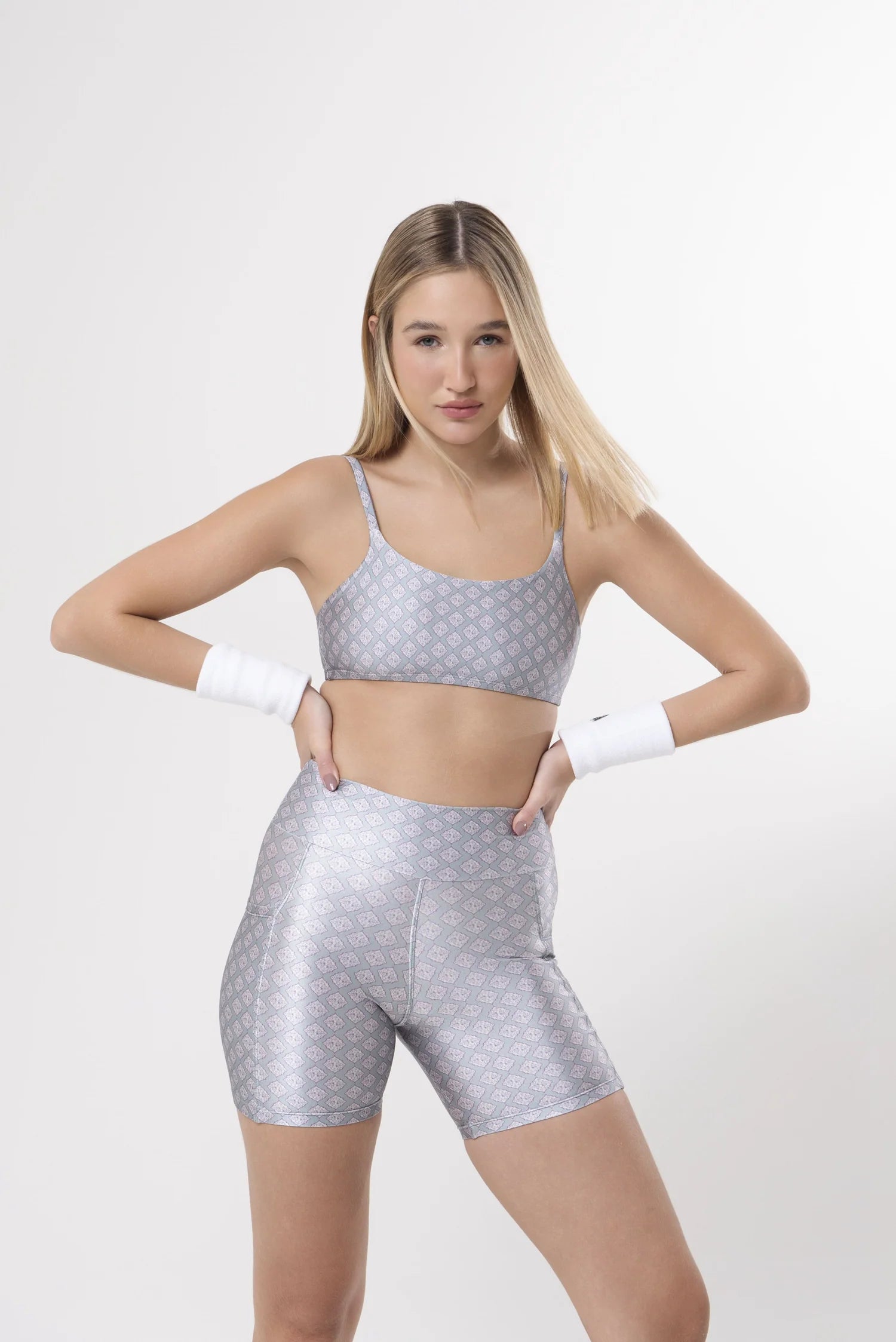 Azure Print Shorts