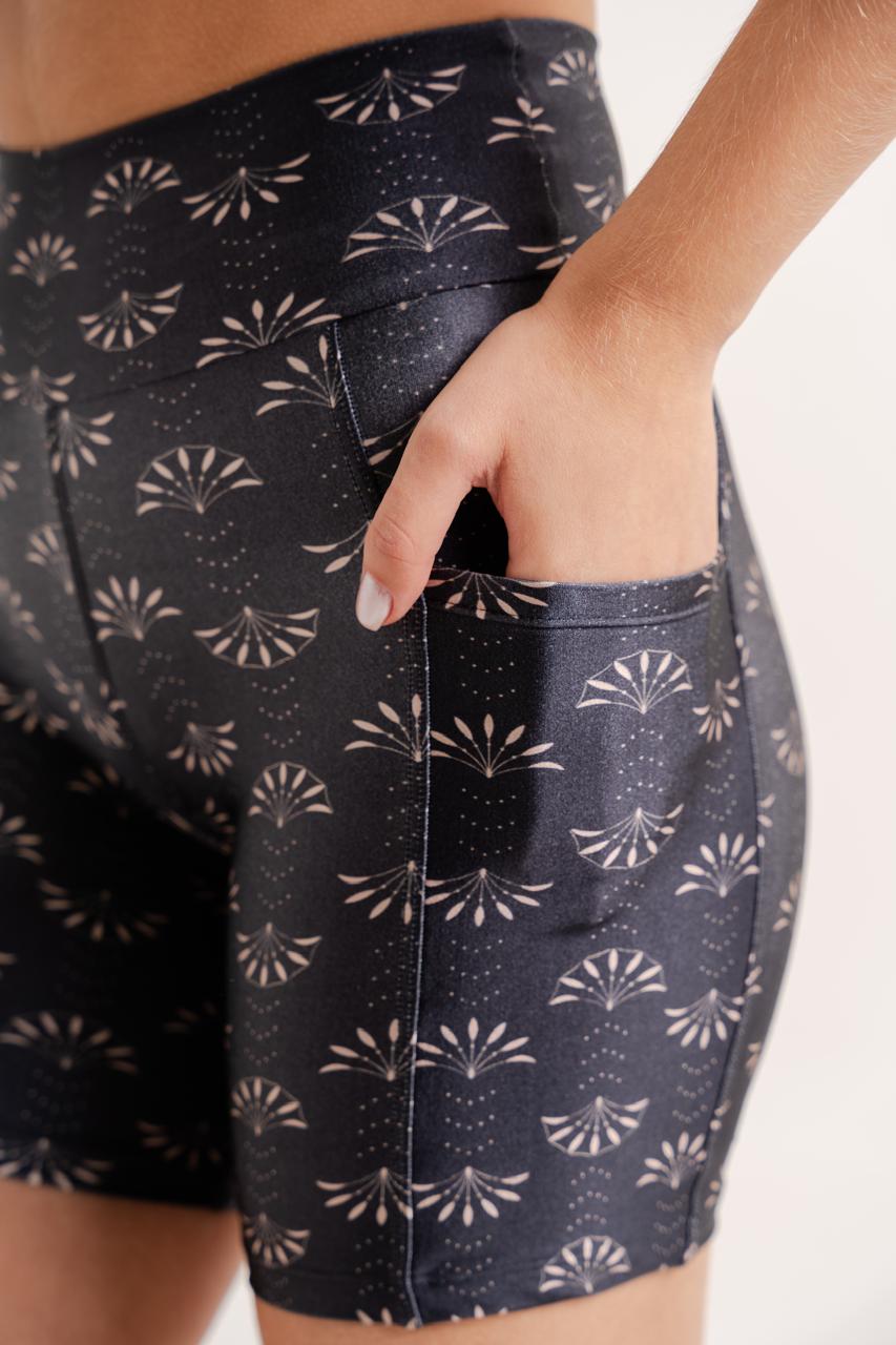 Short Dhalia Print