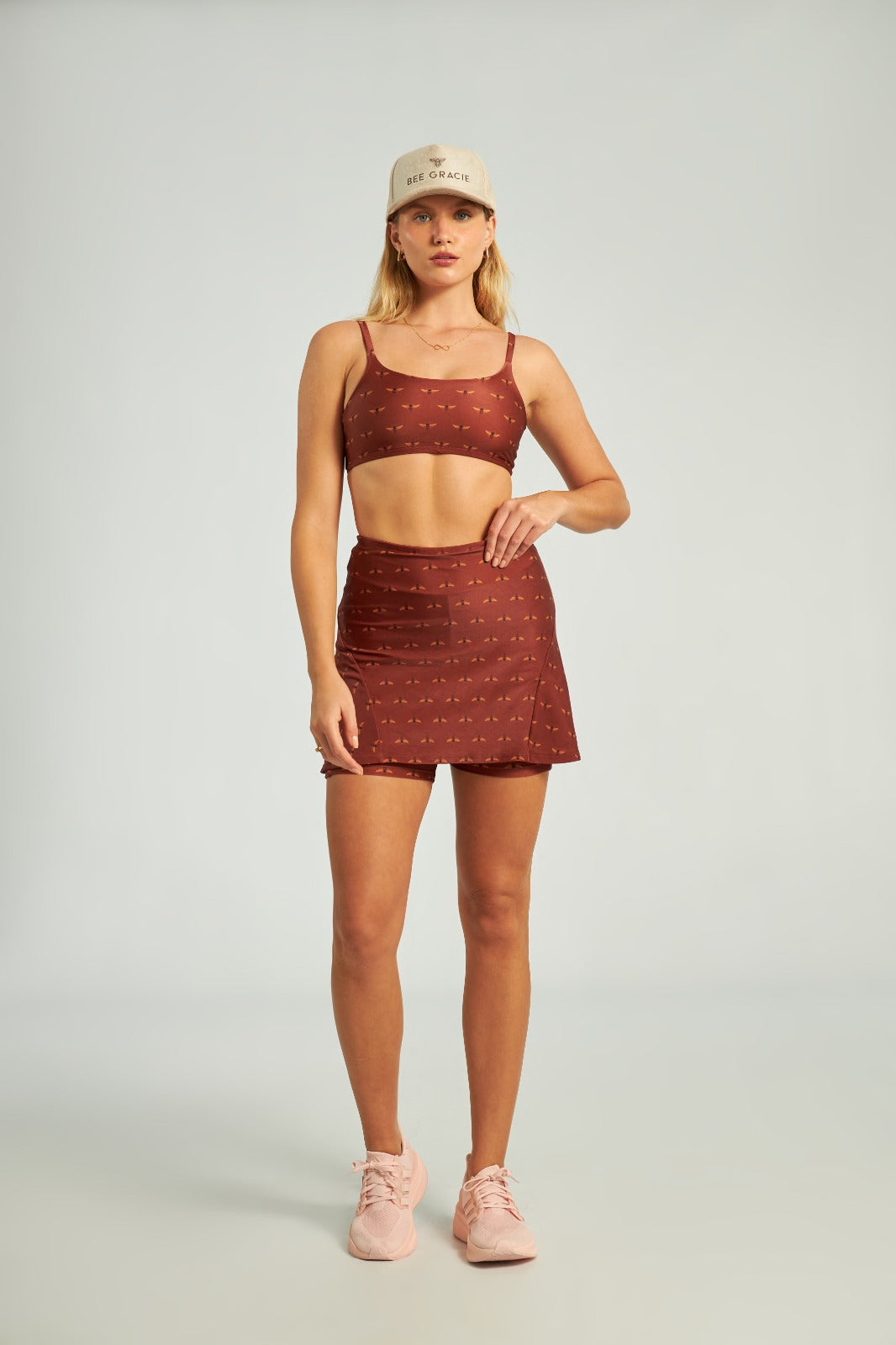 Skorts for Tennis Honeycomb Print