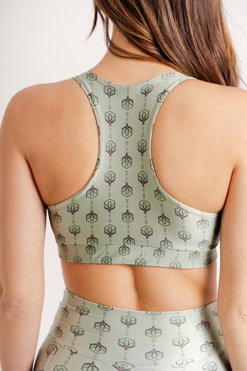 Racerback Top Wildflower Print