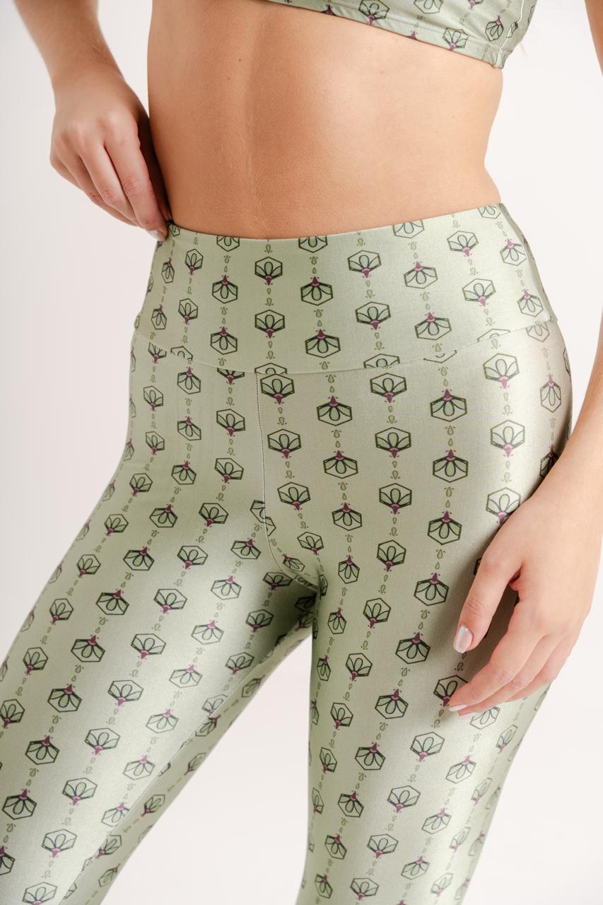Legging Wildflower Print in Skin