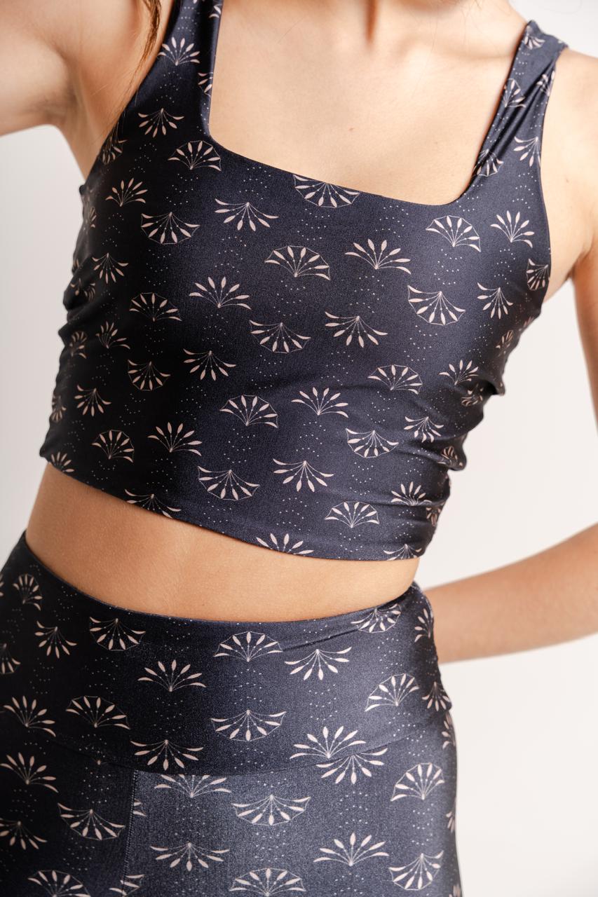 Cropped Top Print Dhalia
