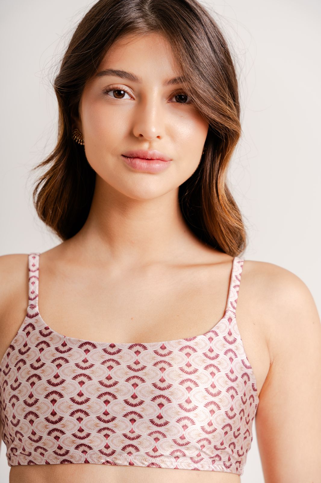 Comfort Top Blush Print
